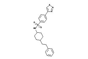 Image of N-(4-phenethylcyclohexyl)-4-(thiadiazol-4-yl)benzenesulfonamide
