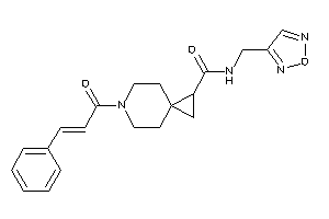 6-cinnamoyl-N-(furazan-3-ylmethyl)-6-azaspiro[2.5]octane-2-carboxamide