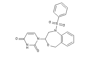 1-(1-besyl-3,5-dihydro-2H-4,1-benzoxazepin-3-yl)pyrimidine-2,4-quinone