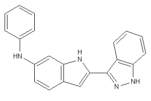 [2-(1H-indazol-3-yl)-1H-indol-6-yl]-phenyl-amine