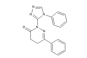Image of 6-phenyl-2-(4-phenyl-1,2,4-triazol-3-yl)-4,5-dihydropyridazin-3-one