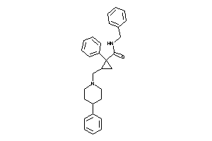 Image of N-benzyl-1-phenyl-2-[(4-phenylpiperidino)methyl]cyclopropanecarboxamide