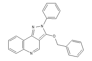 3-benzoxy-2-phenyl-pyrazolo[4,3-c]quinoline