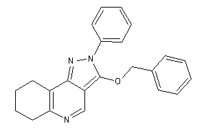 3-benzoxy-2-phenyl-6,7,8,9-tetrahydropyrazolo[4,3-c]quinoline