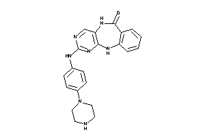 2-(4-piperazinoanilino)-5,11-dihydropyrimido[4,5-b][1,4]benzodiazepin-6-one