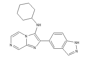 Cyclohexyl-[2-(1H-indazol-5-yl)imidazo[1,2-a]pyrazin-3-yl]amine