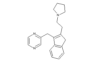 2-[[2-(2-pyrrolidinoethyl)-3H-inden-1-yl]methyl]pyrazine