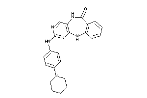 Image of 2-(4-piperidinoanilino)-5,11-dihydropyrimido[4,5-b][1,4]benzodiazepin-6-one