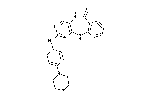 2-(4-morpholinoanilino)-5,11-dihydropyrimido[4,5-b][1,4]benzodiazepin-6-one