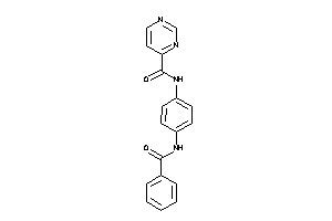 N-(4-benzamidophenyl)pyrimidine-4-carboxamide