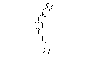2-[4-(3-imidazol-1-ylpropoxy)phenyl]-N-(2-thienyl)acetamide