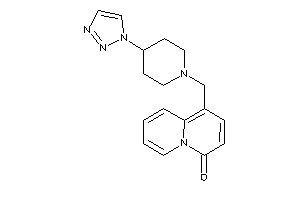 1-[[4-(triazol-1-yl)piperidino]methyl]quinolizin-4-one