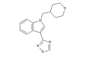 Image of 3-[1-(tetrahydropyran-4-ylmethyl)indol-3-yl]-1,2,4-thiadiazole