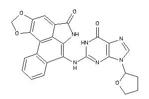 [[6-keto-9-(tetrahydrofuryl)-1H-purin-2-yl]amino]BLAHone