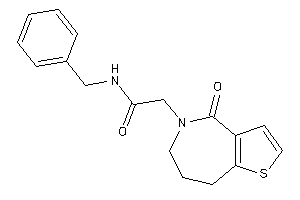 Image of N-benzyl-2-(4-keto-7,8-dihydro-6H-thieno[3,2-c]azepin-5-yl)acetamide