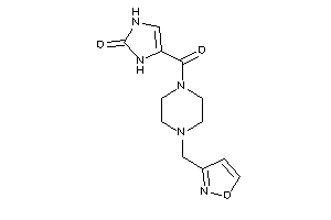 4-[4-(isoxazol-3-ylmethyl)piperazine-1-carbonyl]-4-imidazolin-2-one