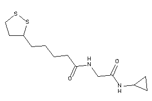 N-[2-(cyclopropylamino)-2-keto-ethyl]-5-(dithiolan-3-yl)valeramide