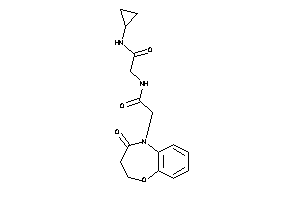 N-cyclopropyl-2-[[2-(4-keto-2,3-dihydro-1,5-benzoxazepin-5-yl)acetyl]amino]acetamide