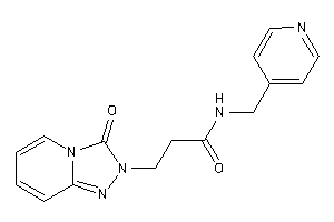 3-(3-keto-[1,2,4]triazolo[4,3-a]pyridin-2-yl)-N-(4-pyridylmethyl)propionamide