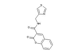Image of 2-keto-N-(thiazol-4-ylmethyl)chromene-3-carboxamide