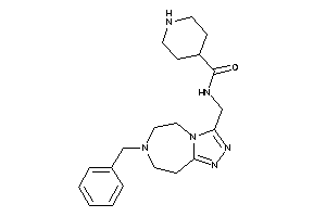 N-[(7-benzyl-5,6,8,9-tetrahydro-[1,2,4]triazolo[3,4-g][1,4]diazepin-3-yl)methyl]isonipecotamide