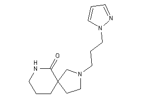 2-(3-pyrazol-1-ylpropyl)-2,9-diazaspiro[4.5]decan-10-one