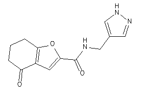 4-keto-N-(1H-pyrazol-4-ylmethyl)-6,7-dihydro-5H-benzofuran-2-carboxamide