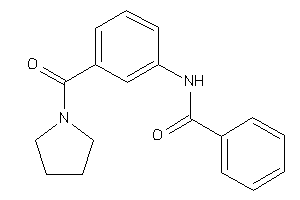 Image of N-[3-(pyrrolidine-1-carbonyl)phenyl]benzamide