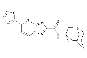 Image of N-(1-adamantyl)-5-(2-furyl)pyrazolo[1,5-a]pyrimidine-2-carboxamide