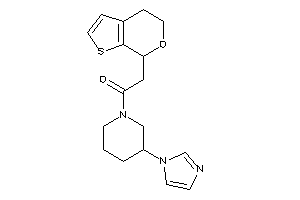 2-(5,7-dihydro-4H-thieno[2,3-c]pyran-7-yl)-1-(3-imidazol-1-ylpiperidino)ethanone