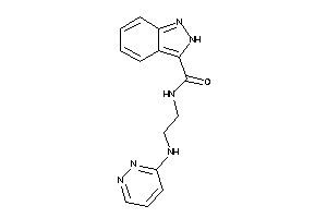 N-[2-(pyridazin-3-ylamino)ethyl]-2H-indazole-3-carboxamide