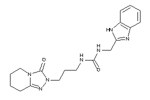 1-(1H-benzimidazol-2-ylmethyl)-3-[3-(3-keto-5,6,7,8-tetrahydro-[1,2,4]triazolo[4,3-a]pyridin-2-yl)propyl]urea