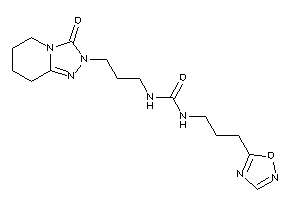 1-[3-(3-keto-5,6,7,8-tetrahydro-[1,2,4]triazolo[4,3-a]pyridin-2-yl)propyl]-3-[3-(1,2,4-oxadiazol-5-yl)propyl]urea