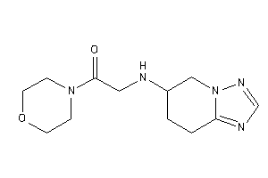 1-morpholino-2-(5,6,7,8-tetrahydro-[1,2,4]triazolo[1,5-a]pyridin-6-ylamino)ethanone