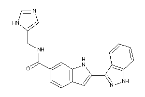 N-(1H-imidazol-5-ylmethyl)-2-(1H-indazol-3-yl)-1H-indole-6-carboxamide