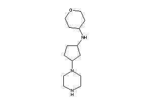(3-piperazinocyclopentyl)-tetrahydropyran-4-yl-amine