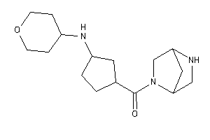 2,5-diazabicyclo[2.2.1]heptan-5-yl-[3-(tetrahydropyran-4-ylamino)cyclopentyl]methanone