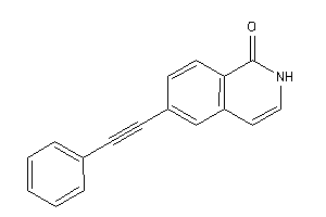 Image of 6-(2-phenylethynyl)isocarbostyril