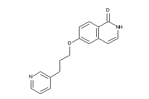 6-[3-(3-pyridyl)propoxy]isocarbostyril