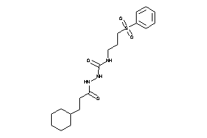 Image of 1-(3-besylpropyl)-3-(3-cyclohexylpropanoylamino)urea