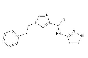 1-phenethyl-N-(1H-pyrazol-3-yl)imidazole-4-carboxamide