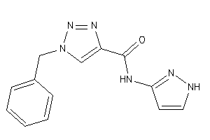 1-benzyl-N-(1H-pyrazol-3-yl)triazole-4-carboxamide