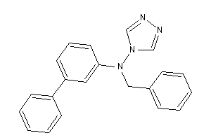 Image of Benzyl-(3-phenylphenyl)-(1,2,4-triazol-4-yl)amine