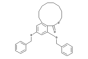 13,15-dibenzoxy-10-oxabicyclo[10.4.0]hexadeca-1(12),13,15-trien-11-one