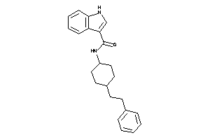 N-(4-phenethylcyclohexyl)-1H-indole-3-carboxamide