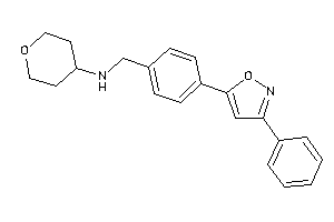 [4-(3-phenylisoxazol-5-yl)benzyl]-tetrahydropyran-4-yl-amine