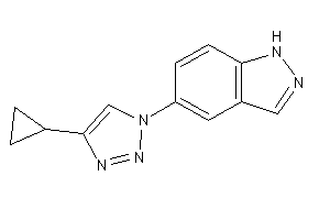 5-(4-cyclopropyltriazol-1-yl)-1H-indazole