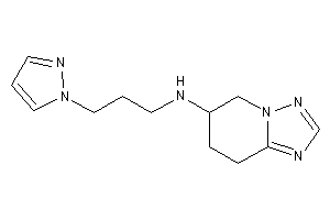 3-pyrazol-1-ylpropyl(5,6,7,8-tetrahydro-[1,2,4]triazolo[1,5-a]pyridin-6-yl)amine