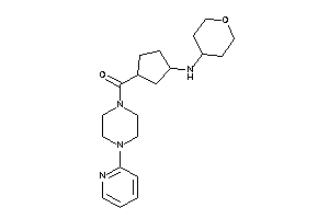 Image of [4-(2-pyridyl)piperazino]-[3-(tetrahydropyran-4-ylamino)cyclopentyl]methanone