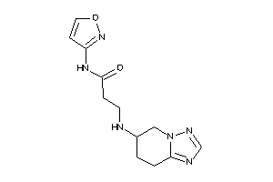 N-isoxazol-3-yl-3-(5,6,7,8-tetrahydro-[1,2,4]triazolo[1,5-a]pyridin-6-ylamino)propionamide